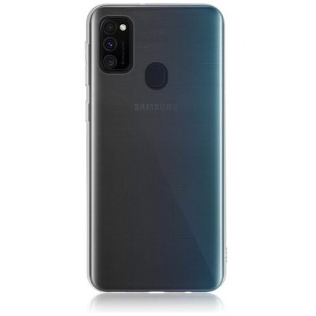 Тонкий силиконовый ROSCO чехол для Samsung Galaxy M30S и Galaxy M21 (Самсунг Галакси М30С и Галакси М21), прозрачный