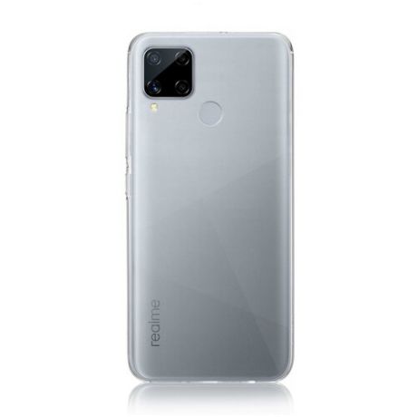 Прозрачный силиконовый чехол ROSCO для Realme C15 (Реалми С15)