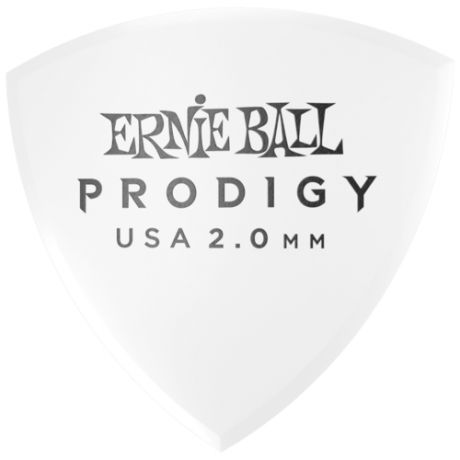 Ernie Ball 9338 Компл.медиаторов. Prodigy/2mm/Белые/6шт/цена за комплект