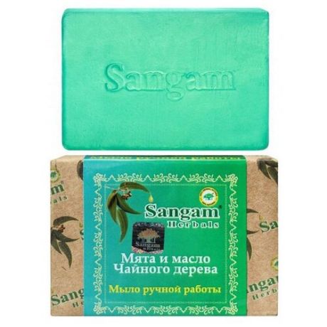 Мыло «Сангам» Мята и масло Чайного дерева, 100 гр