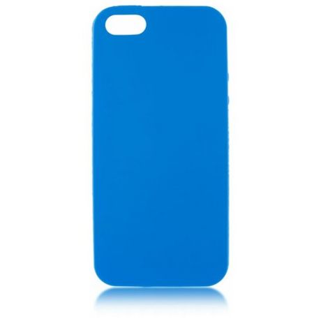 Чехол для iPhone 55SSE Brosco Colourful, накладка, синий
