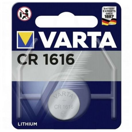 Элемент питания Varta CR1616 Lithium 3V (1 шт)