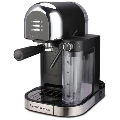 Кофеварка рожковая Zigmund & Shtain Al Caffe ZCM-888, черный