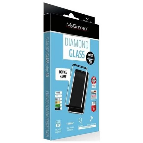 Закаленное защитное стекло MyScreen Glass edge White iPhone 8 Plus 2,5D
