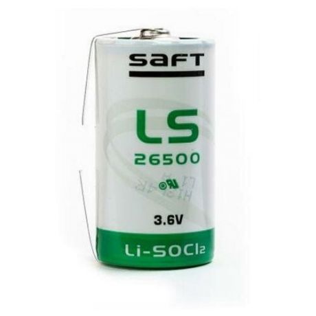 Батарейки Saft LS26500 C CNR с ленточными выводами