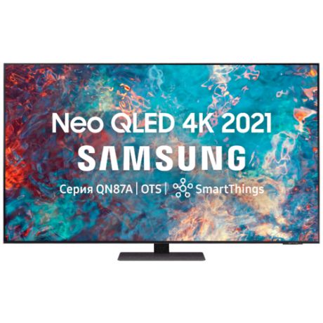 65" Телевизор Samsung QE65QN87A QLED, HDR (2021), черный