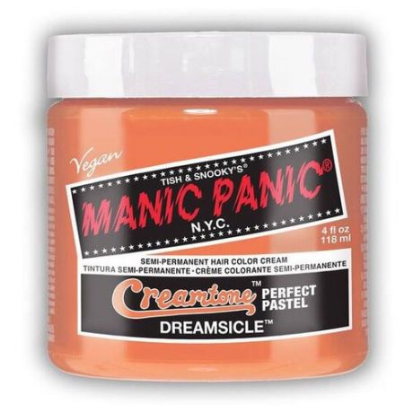 Крем Manic Panic Creamtone Dreamsicle оранжевый пастельный оттенок, 118 мл