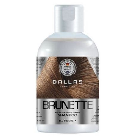 Увлажняющий шампунь для защиты цвета темных волос Brilliant Brunette Dallas, 1000 мл