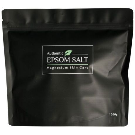 Authentic Английская соль для ванн Epsom, 1 кг