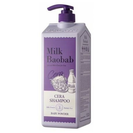 Шампунь для волос с керамидами, с ароматом детской присыпки MilkBaobab Cera Shampoo Baby Powder