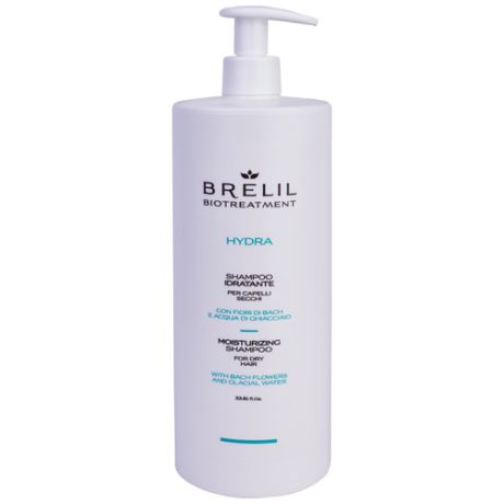 Brelil Professional шампунь BioTreatment Hydra Moisturizing for dry hair увлажняющий, 1000 мл