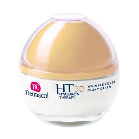 Dermacol Hyaluron Therapy 3D Wrinkle Filler Night Cream Ночной крем, заполняющий морщины, 50 мл