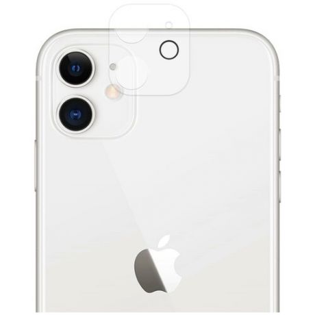 Прозрачное защитное стекло ROSCO на камеру для Apple iPhone 11 и iPhone 12 mini (Эпл Айфон 11 и Айфон 12 мини)