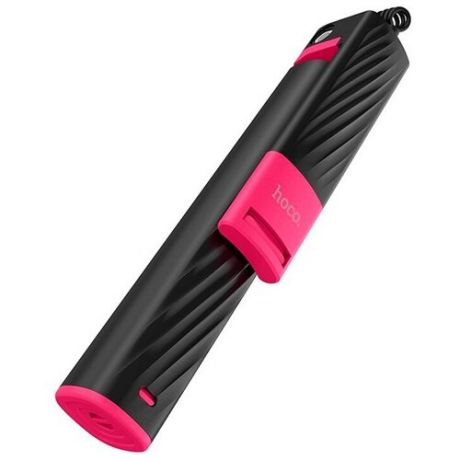Монопод для селфи Hoco K7 Dainty Mini Wired розовый