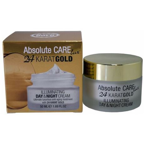 Absolute Care Lux 24 Karat Gold Illuminating Day & Night Cream Крем для лица, 50 мл