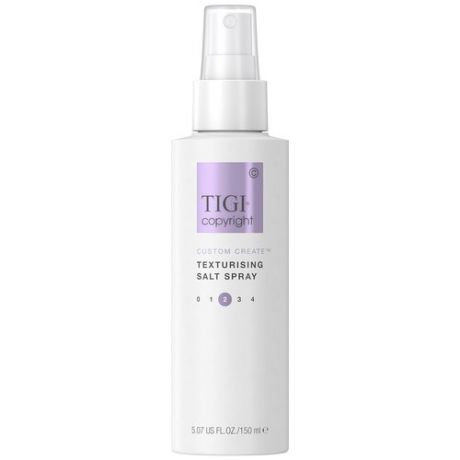TIGI Спрей для укладки волос Copyright Custom Care Texturising Salt Spray, средняя фиксация, 150 мл