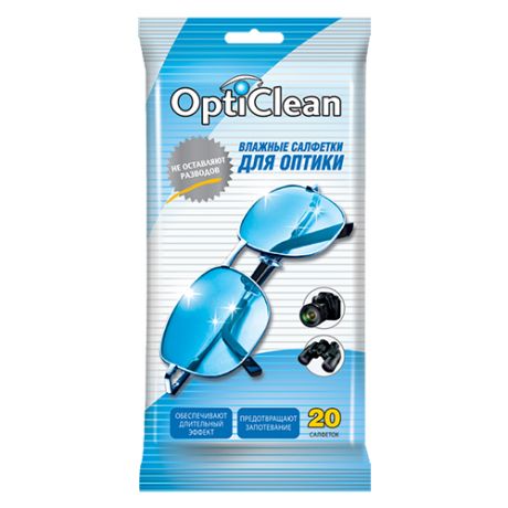 Салфетки Opti Clean для оптики 20 шт.