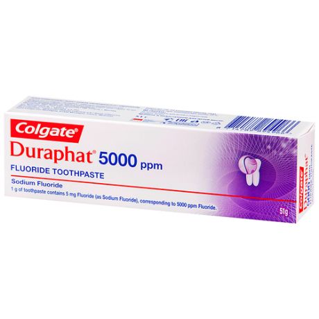 Зубная паста Colgate Duraphat 5000 ppm фторида, мята, 51 г