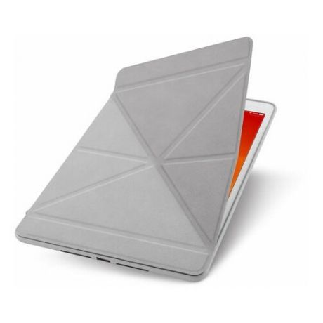 Moshi VersaCover чехол со складной крышкой для iPad 10,2" (7th Gen). Материал пластик, полиуретан. Цвет серый.