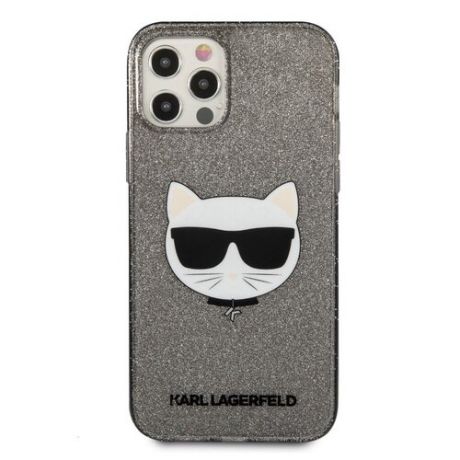 Чехол CG Mobile Karl Lagerfeld TPU Glitters Choupette Hard для iPhone 12 Pro Max, цвет Черный (KLHCP12LCHTUGLB) KLHCP12LCHTUGLB