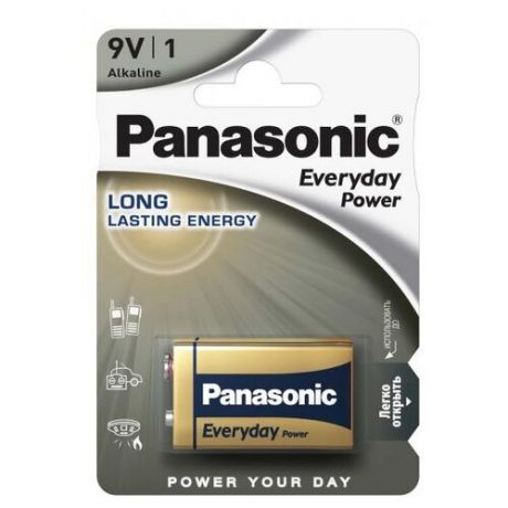 Батарейка Panasonic Everyday Power Крона/6LR61, 1 шт.