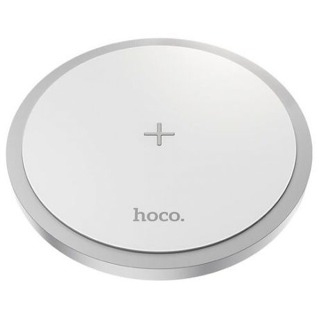 Беспроводное зарядное устройство Hoco CW26 Powerful, мощность Qi: 5 Вт, 7.5 Вт, 10 Вт, 15 Вт, white