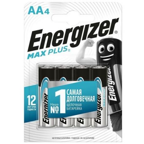 Energizer Элемент питания алкалиновый Max Plus LR6/316 BL4 (4/96) (блист.4шт) Energizer E301325004