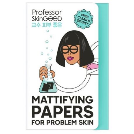 Professor SkinGOOD Матирующие салфетки для проблемной кожи Mattifying Papers for problem skin