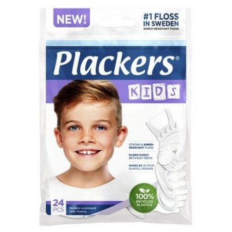 Зубные нити Plackers Kids