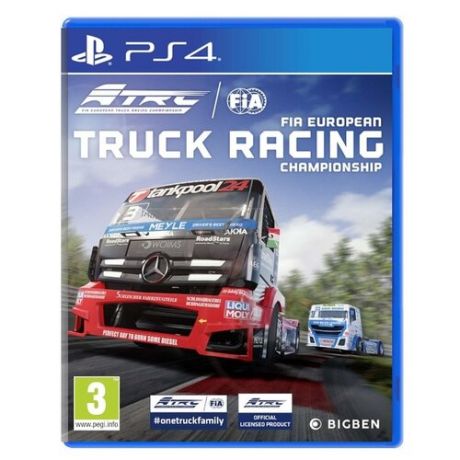 Игра для PlayStation 4 FIA European Truck Racing Championship, русские субтитры