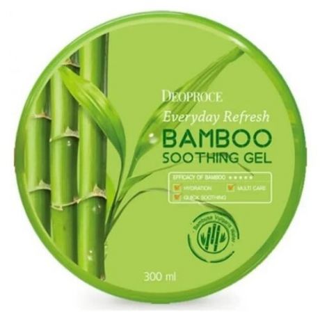 Увлажняющий гель с экстрактом бамбука для тела Deoproce Everyday Refresh Bamboo Soothing Gel, 300 мл