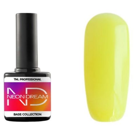 TNL Professional Базовое покрытие Neon dream base, манговый чизкейк №04, 10 мл