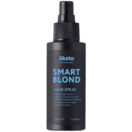 Likato Professional/ Спрей SMART- BLOND. Для защиты цвета всех оттенков блонд. С эффектом термозащиты, антистатики и уникальным комплексом аминокислот. 100 мл.