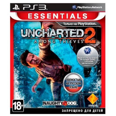 Игра для PlayStation 4 Uncharted 2: Among Thieves, полностью на русском языке