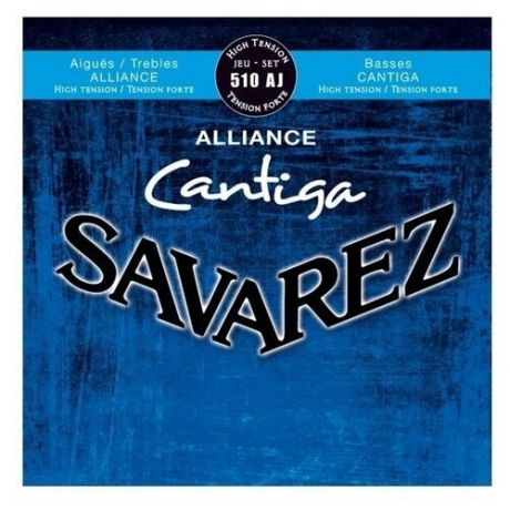 Savarez 510AJ Alliance Cantiga Blue high tension струны для классической гитары, нейлон
