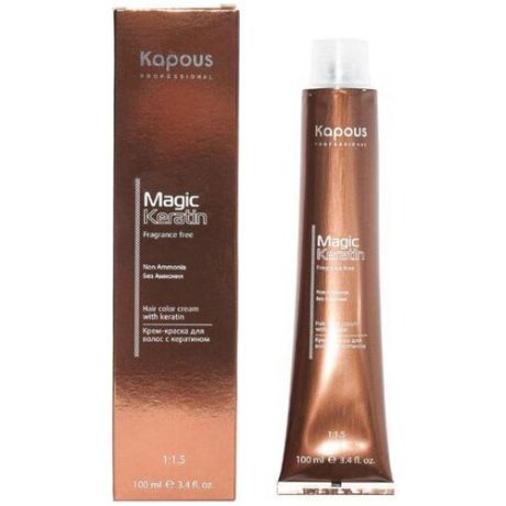 Kapous Magic Keratin Краска для волос, 5.0 светлый коричневый, 100 мл