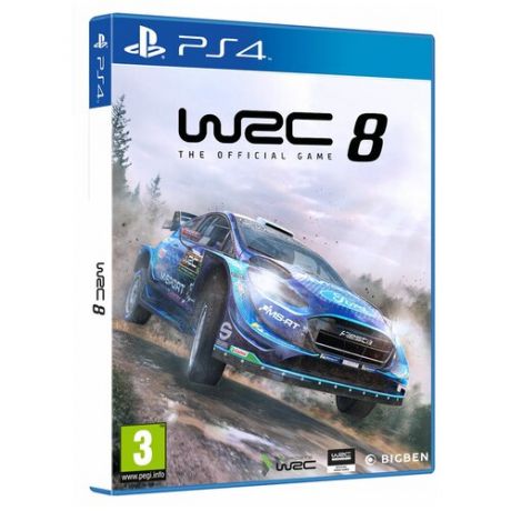 Игра для PlayStation 4 WRC 8, русские субтитры