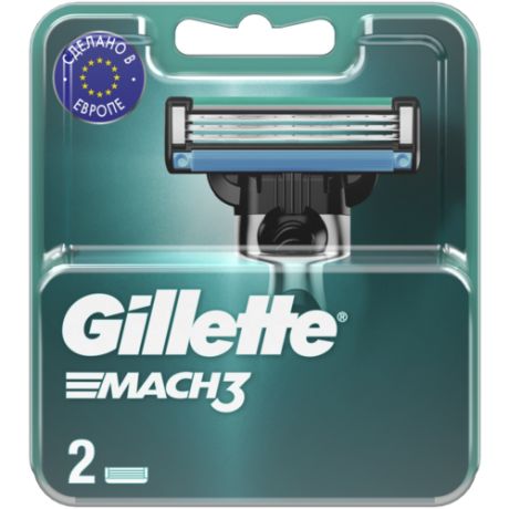 Сменные кассеты Gillette Mach3, 2 шт.