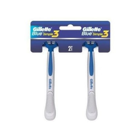 Бритвенный станок Gillette Blue Simple3, 4 шт.