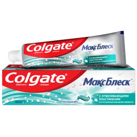 Зубная паста Colgate Макс Блеск, кристальная мята, 100 мл