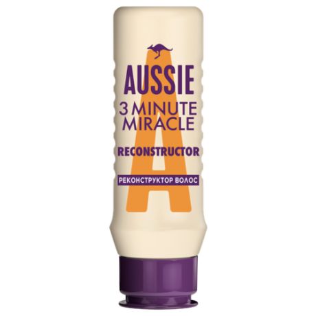 Aussie 3 Minute Miracle Reconstructor Реконструктор для волос, 250 мл, бутылка