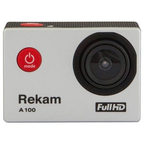Экшн-камера Rekam A100, 1920x1080, серебристый