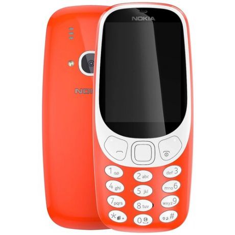 Телефон Nokia 3310 Dual Sim (2017), красный