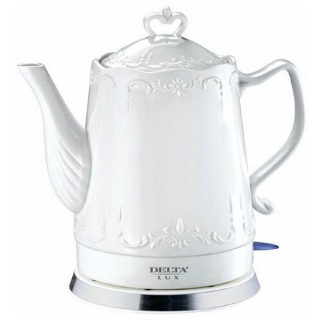 Чайник DELTA LUX DL-1236, белый