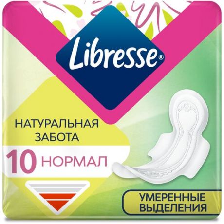 Libresse прокладки Natural Care Ultra Normal, 4 капли, 20 шт.