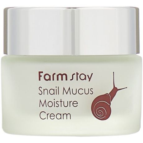 Farmstay Snail Mucus Moisture Cream Увлажняющий крем для лица с экстрактом улитки, 50 г