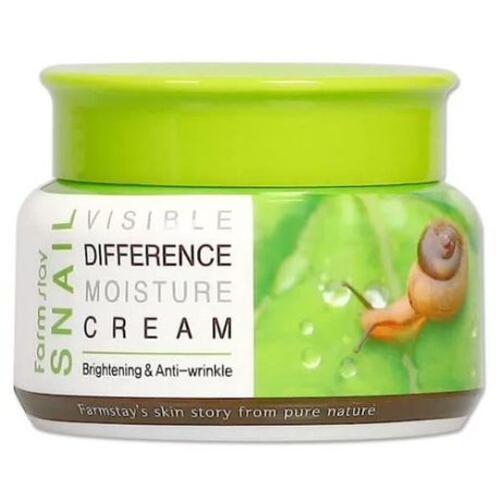Farmstay Snail Visible Difference Moisture Cream Увлажняющий крем с улиточным муцином, 100 мл, 100 г