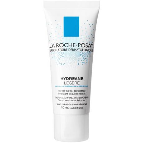 La Roche-Posay Hydreane Legere Увлажняющий крем для лица для чувствительной кожи нормального и комбинированного типа, 40 мл