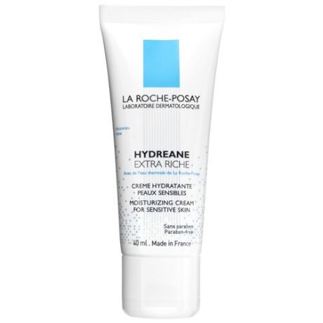 La Roche-Posay крем для лица Hydreane Extra Riche увлажняющий для чувствительной кожи, склонной к сухости, 40 мл