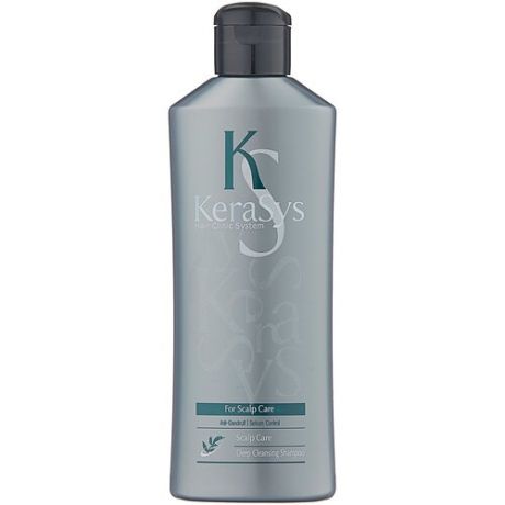 KeraSys шампунь For Scalp Care Deep Cleansing Anti-Dandruff Лечение кожи головы Освежающий, 400 мл